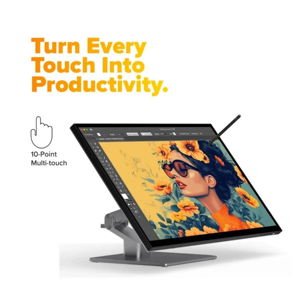 Alogic Clarity Fold Touch 27" 4K Touchscreen Monitor with Webcam and USB-C Power Delivery