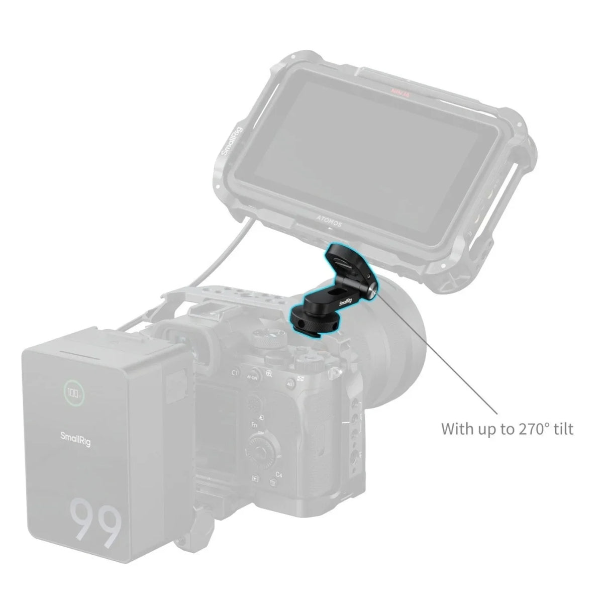 SmallRig 6323 Foldable Monitor Support