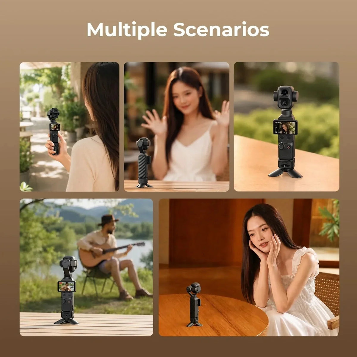 SmallRig 6361 Mini Desktop Quick Release Tripod with USB-C for DJI Osmo Pocket 4P / 4 / 3