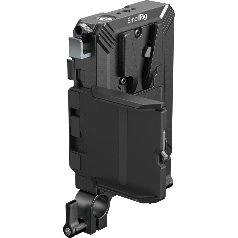 SmallRig 5226 V-Mount Battery Mount Plate Kit for 15mm LWS Rods