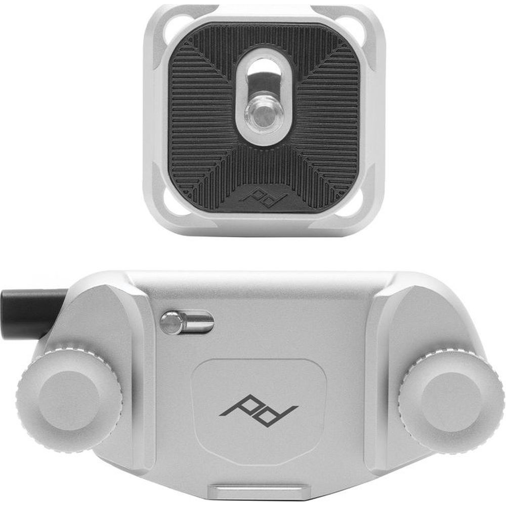 Peak Design Capture Camera Clip V3 Silver + Plate