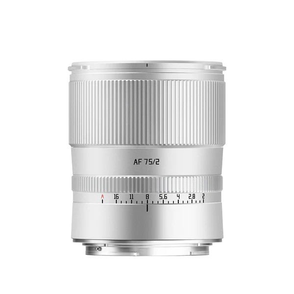 TTArtisan AF-FF 75mm F/2.0 Nikon Z-mount Silver