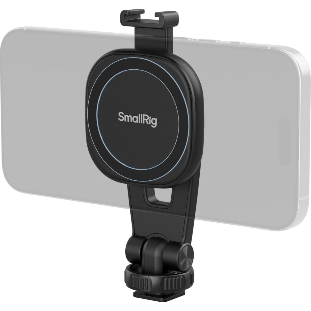 SmallRig 5283 AC-10 Attachable Phone Clamp with Cold Shoe Mount