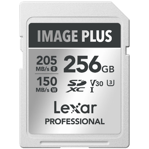 Lexar Image Plus SD Card UHS-I V30 R205/W150 MB/s - 256GB