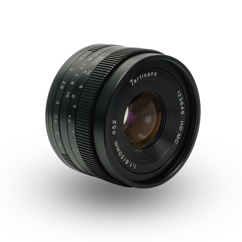 7artisans 50mm F/1.8 Black for Fuji X-mount