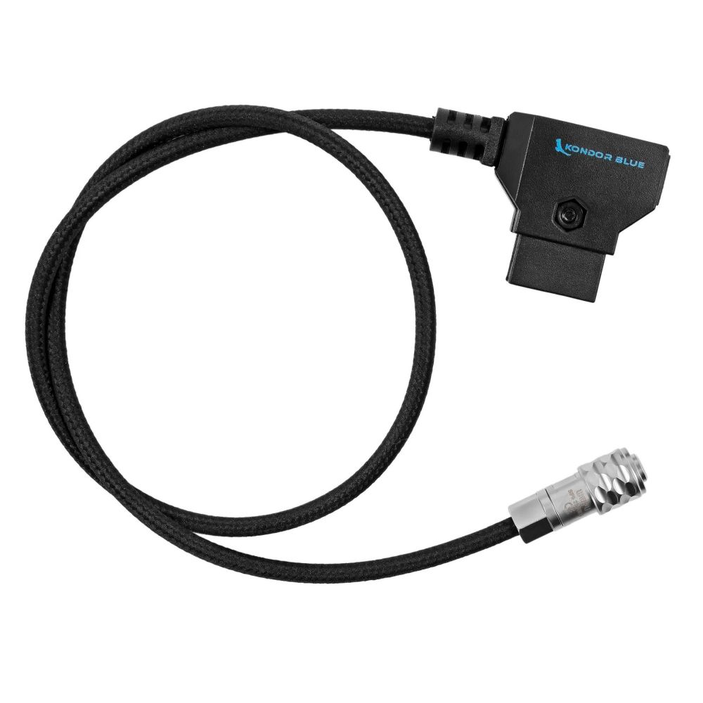 Kondor Blue D-Tap to BMPCC 4K 6K power cable for Blackmagic Pocket Cinema Camera 4K P-Tap 20" - black