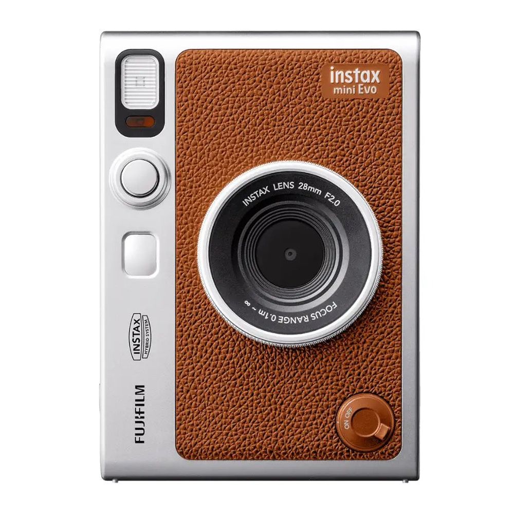 Fujifilm INSTAX mini Evo - Type C instant camera, brown