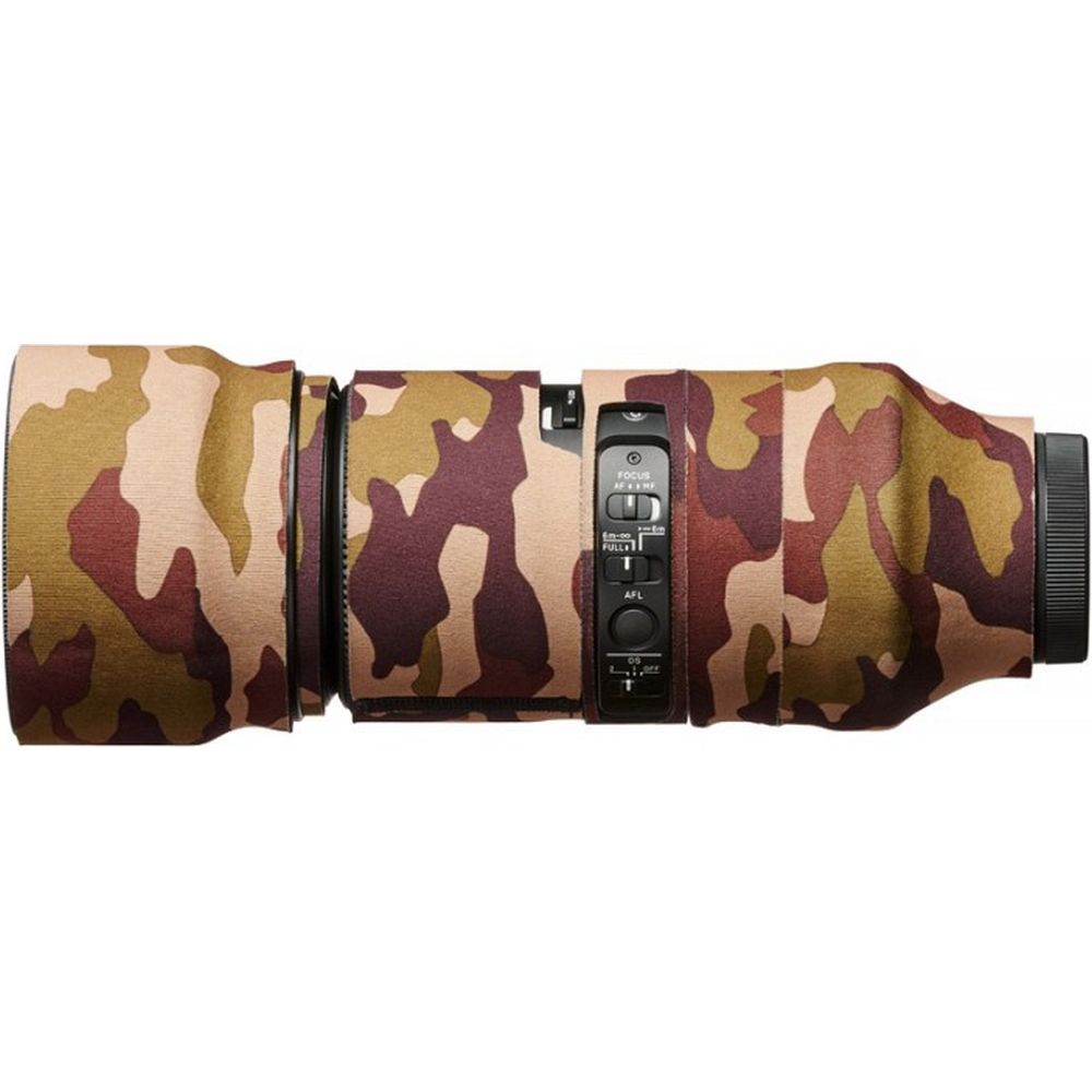 easyCover Lens Oak for Sigma 100-400mm F/5-6.3 DG DN OS | C (Sony E / Leica L) Brown Camouflage