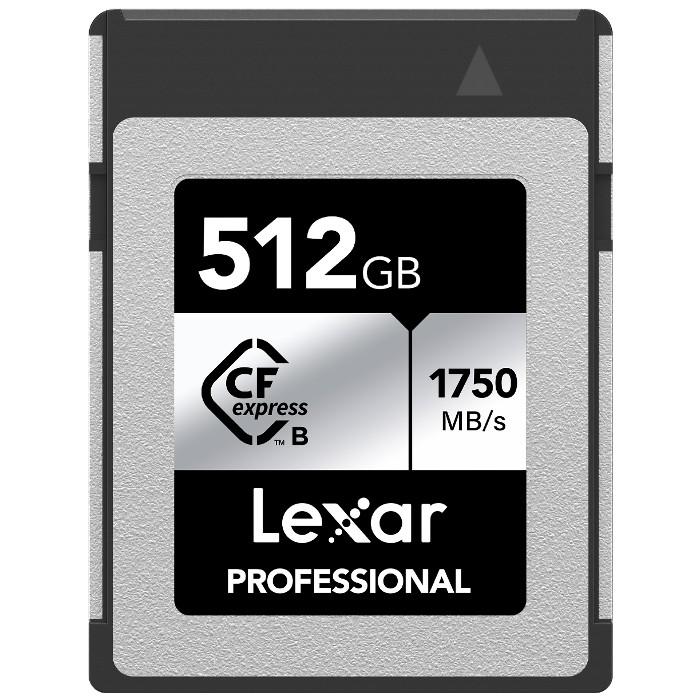 Lexar Professional Silver CFexpress Card Type B R1750/W1300 MB/s – 512GB