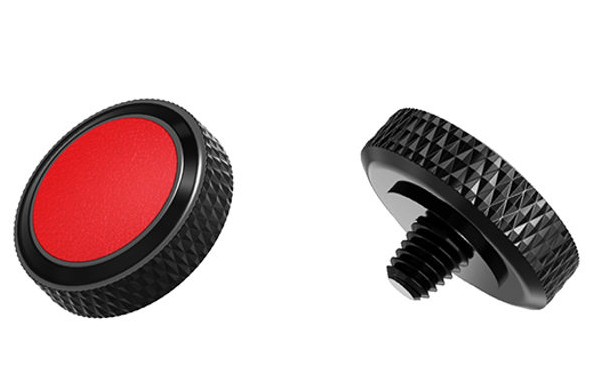JJC Deluxe Soft Release Button SRB BK Red