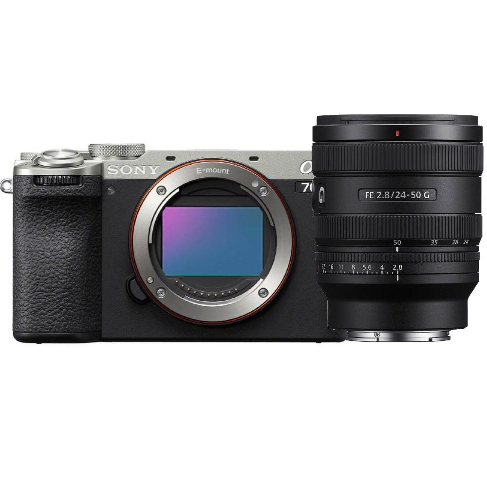 Sony A7C II silver + 24-50mm F/2.8 G