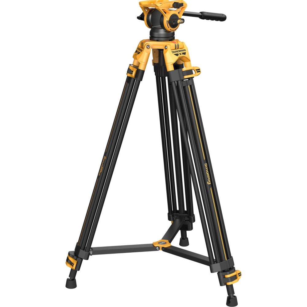 SmallRig 5523 Heavy-Duty Fluid Head Tripod AD-01 "BumbleBee Edition