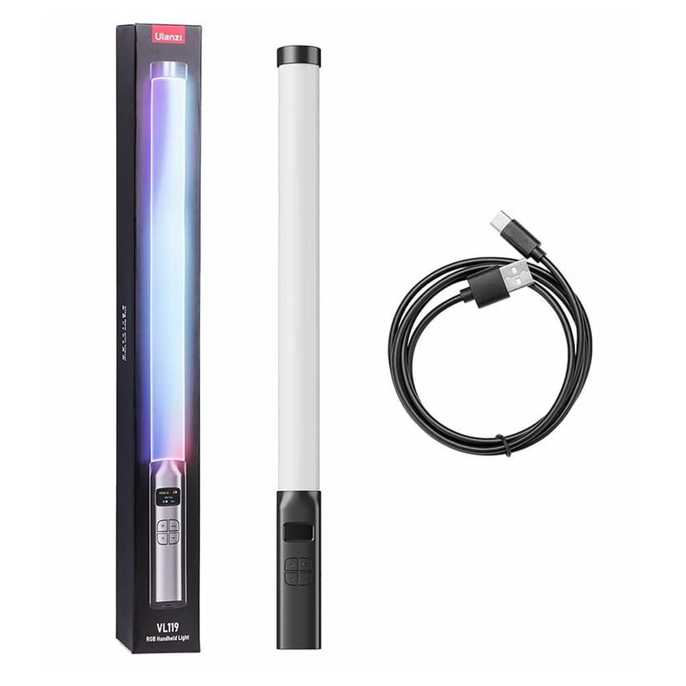 Ulanzi VL119 Extra Long Tube Light w/ 2000 mAh Battery and Grip