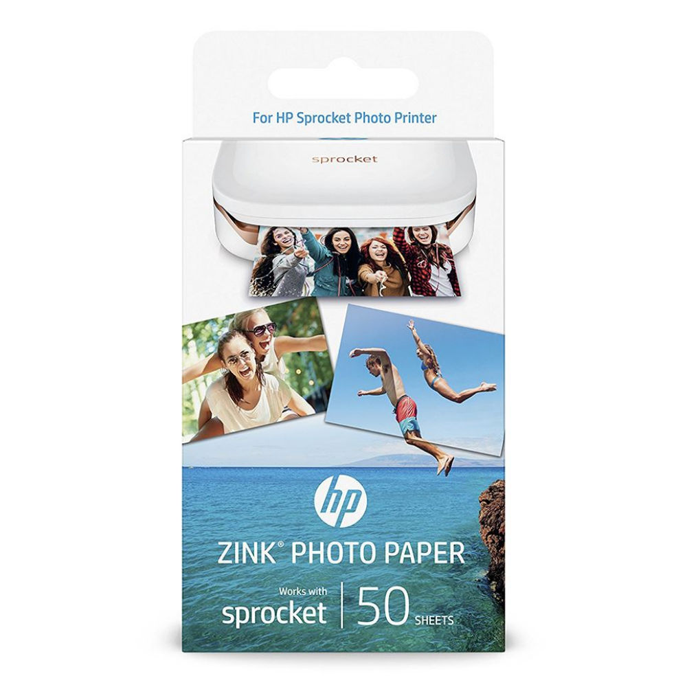 HP ZINK Photo Paper 50 sheets 5x7.6cm