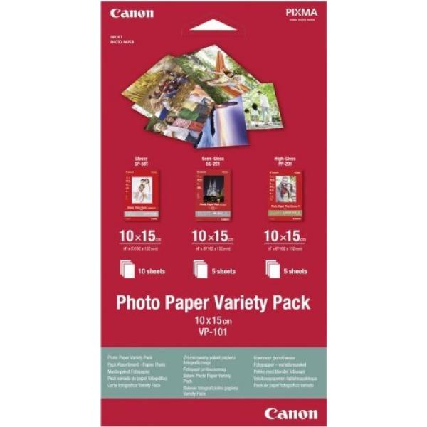 Canon VP-101 Photo Paper Variety Pack 10x15cm 2x5 vel