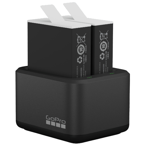 GoPro Dual Battery Charger + 2x Enduro Battery for HERO9/10/11/12