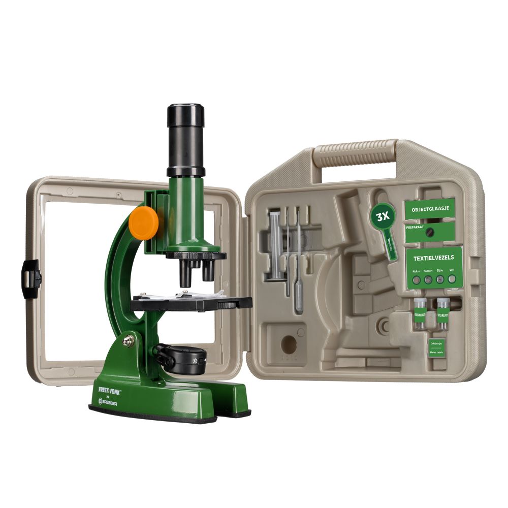 Freek Vonk x Bresser microscope set with case