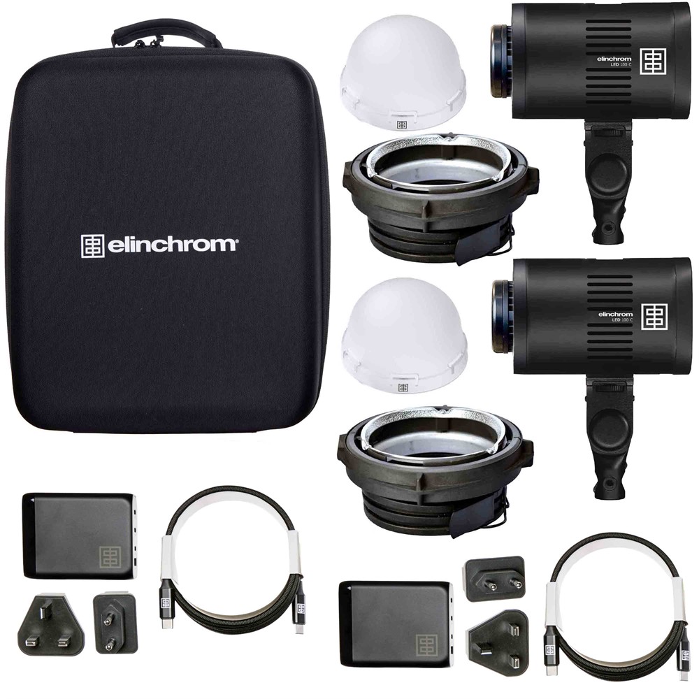 Elinchrom LED 100 C LED light Dual Kit with Charger