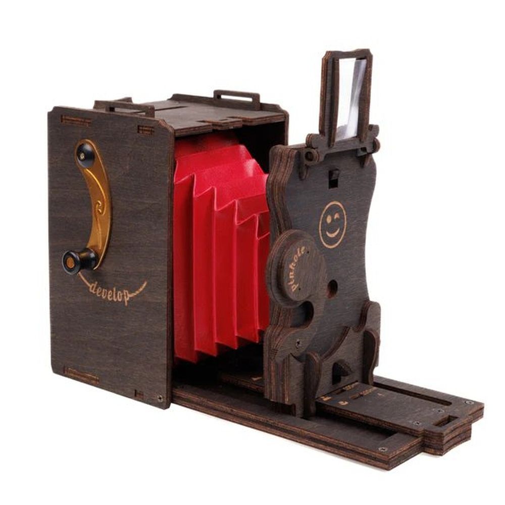 JollyLook Pre-mounted Pinhole Instant Mini Movie Camera, Brown coloured