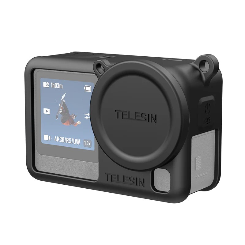Telesin Silicone Cover + Lens Cap for DJI Osmo Action 6
