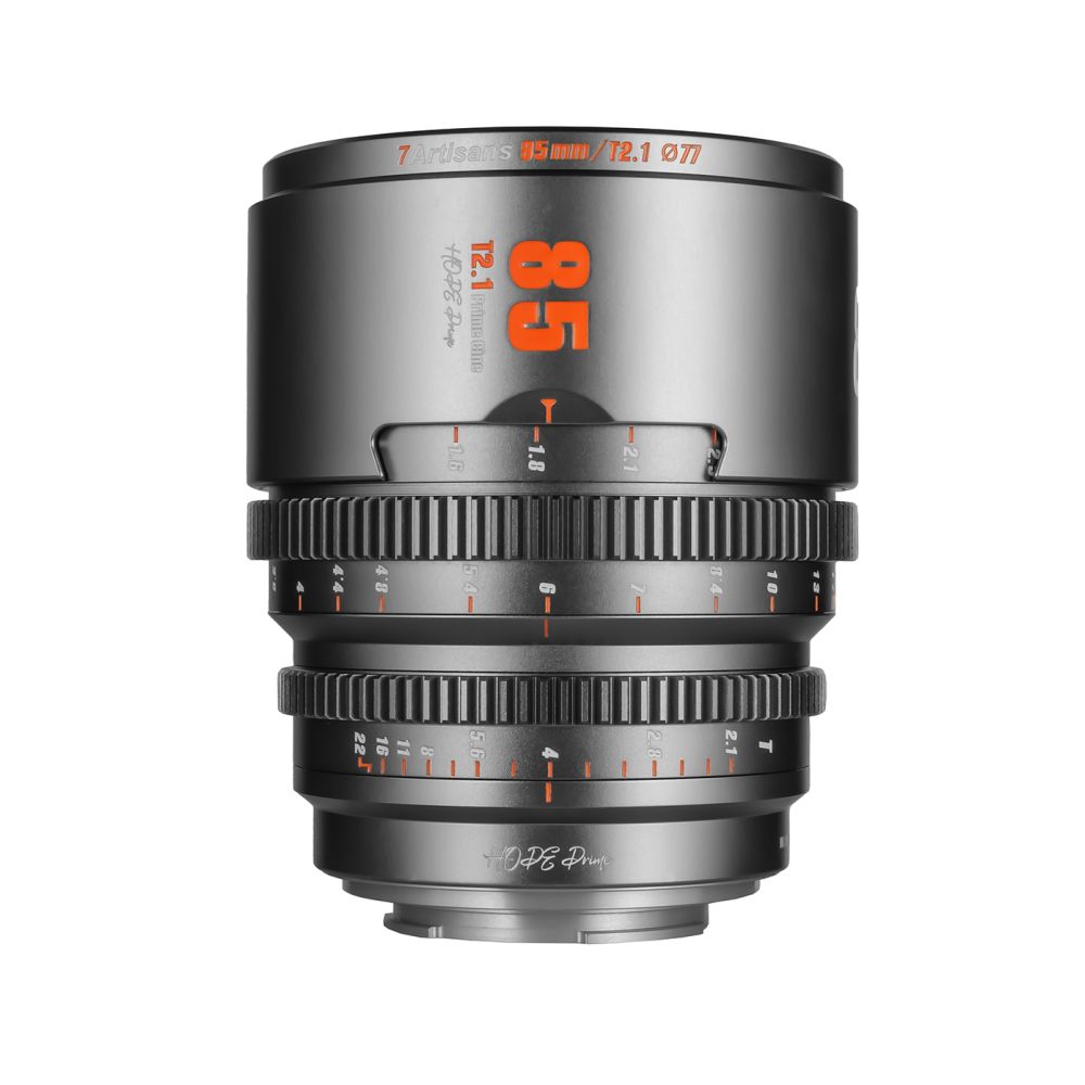 7artisans 85mm T2.1 Fuji (FX-mount) Titanium Grey