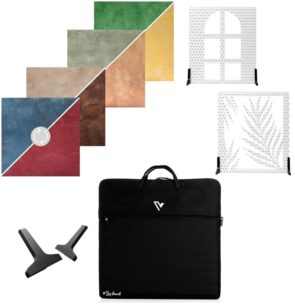 V-Flat Textured Kit (4x Duo Boards 24x24" - 2 Shadow Boards, Travel Bag, Duo Legs)