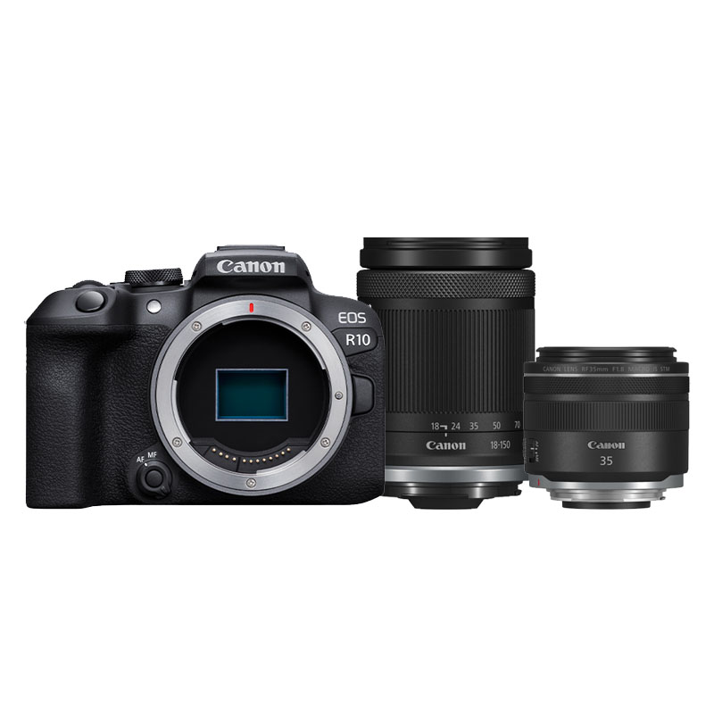 Canon EOS R10 + RF-S 18-150mm F/3.5-6.3 IS STM + RF 35mm F/1.8 IS Macro STM