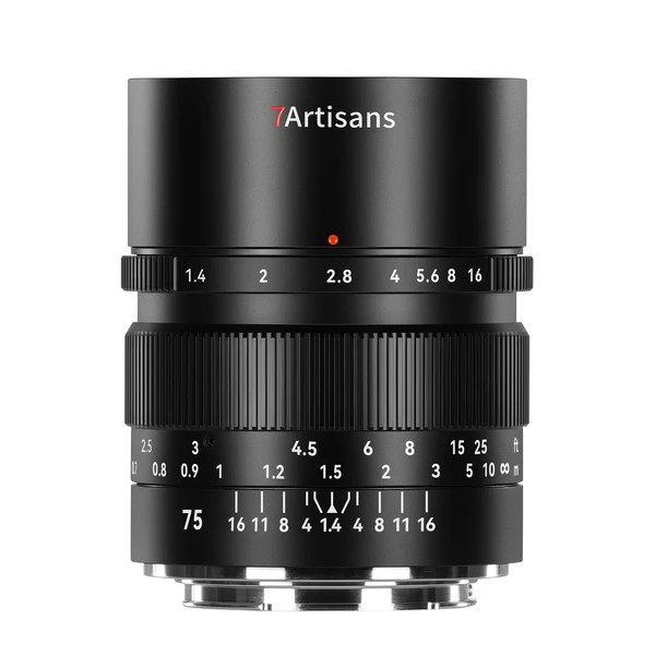 7Artisans 75mm F/1.4 Nikon Z-mount Black