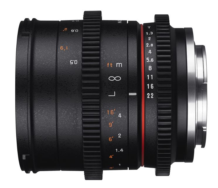 Samyang 50mm F1.3 Cine AS UMC CS Sony E-Mount