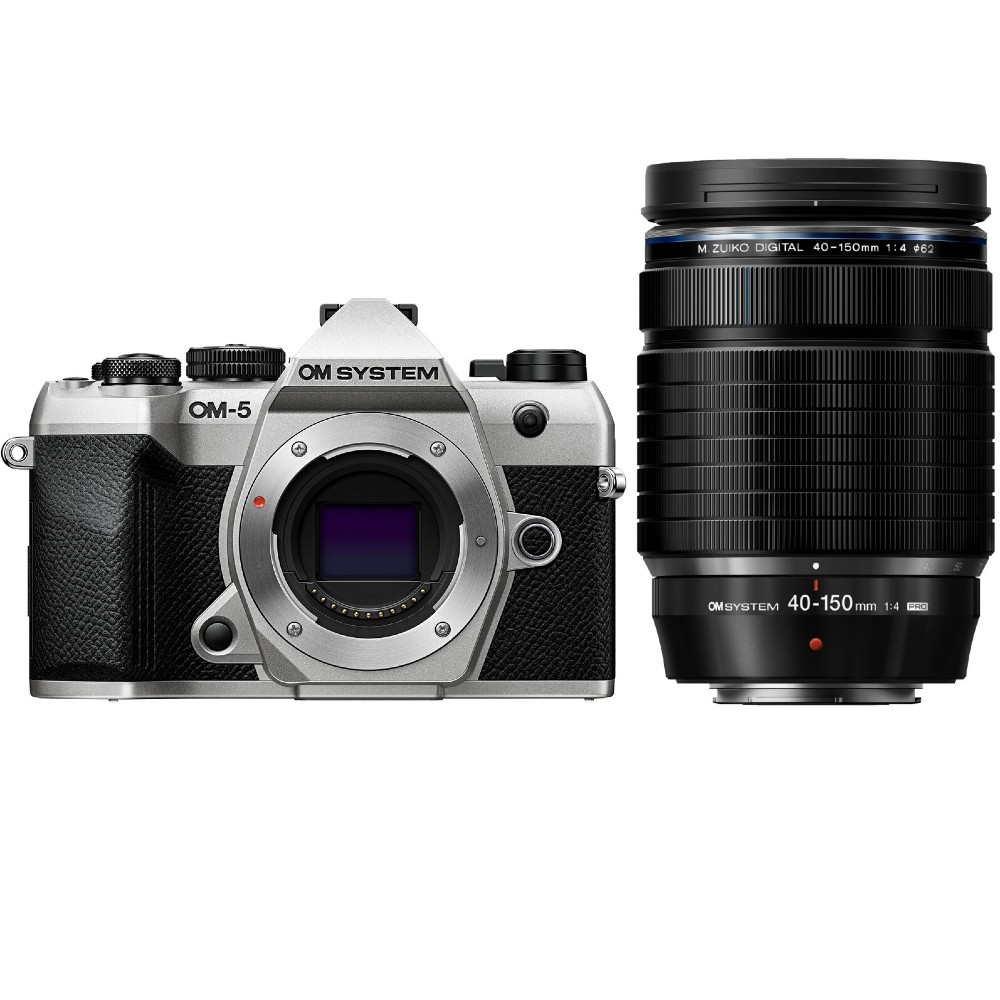 OM SYSTEM OM-5 II silver + ED 40-150mm F/4.0 PRO