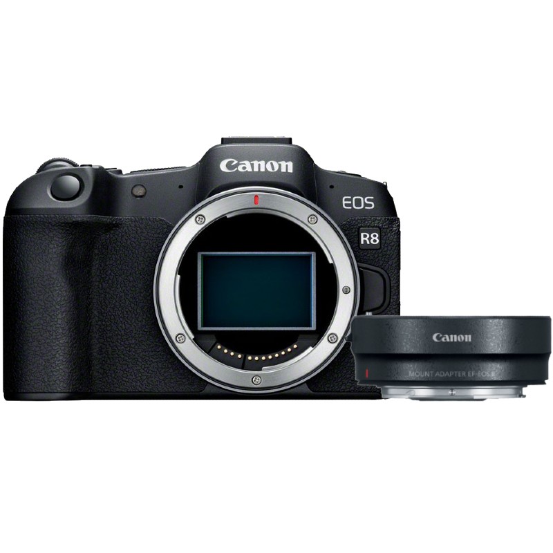 Canon EOS R8 + EF - RF mount Adapter