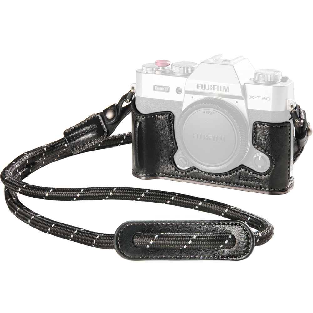 SmallRig 5669 Leather Half Case Kit for FUJIFILM X-T30 / X-T30 II / X-T30 III, Black