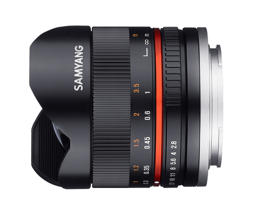Samyang 8mm F/2.8 UMC Fisheye II Canon M Black