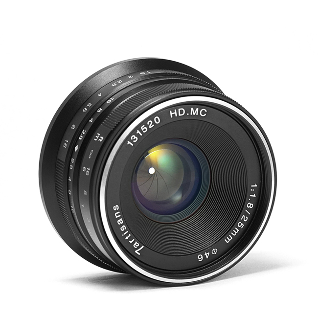 7artisans 25mm F/1.8 Black for Fuji X-mount