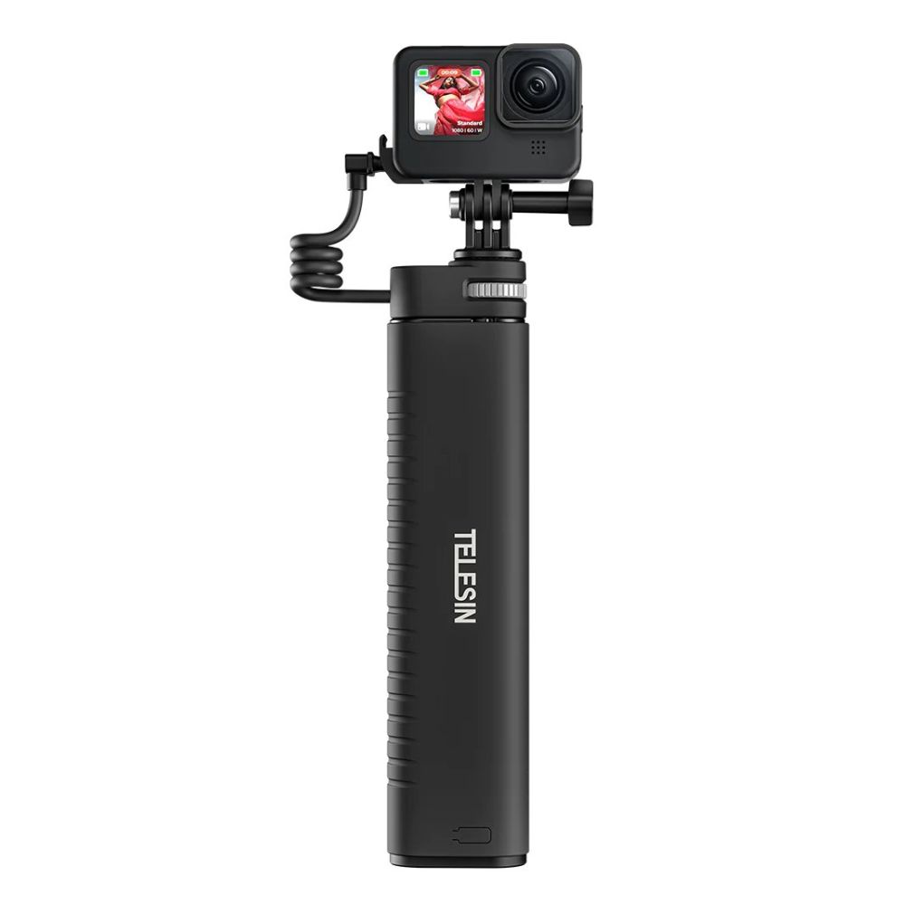 Telesin Selfie Stick for GoPro w/ 10000 mAh Power Bank