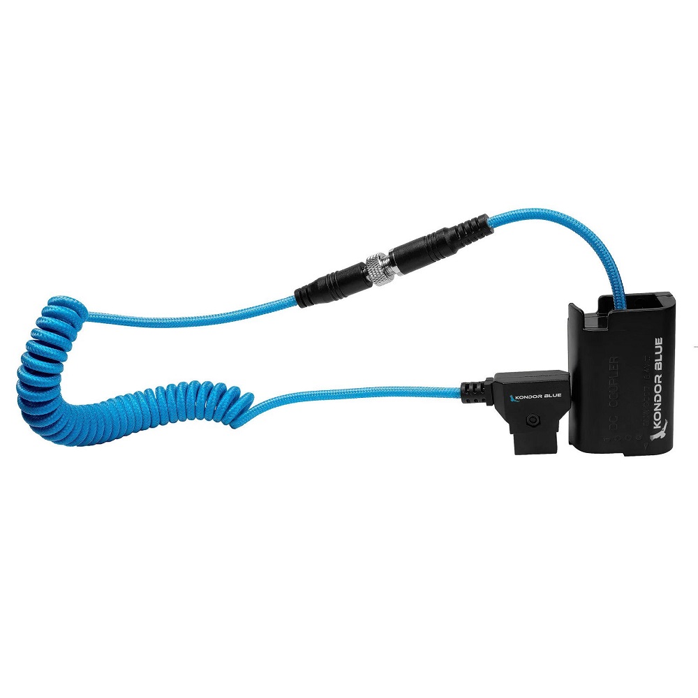 Kondor Blue D Tap to Lumix S5 GH5 DMW-BLK22 Dummy Battery Cable