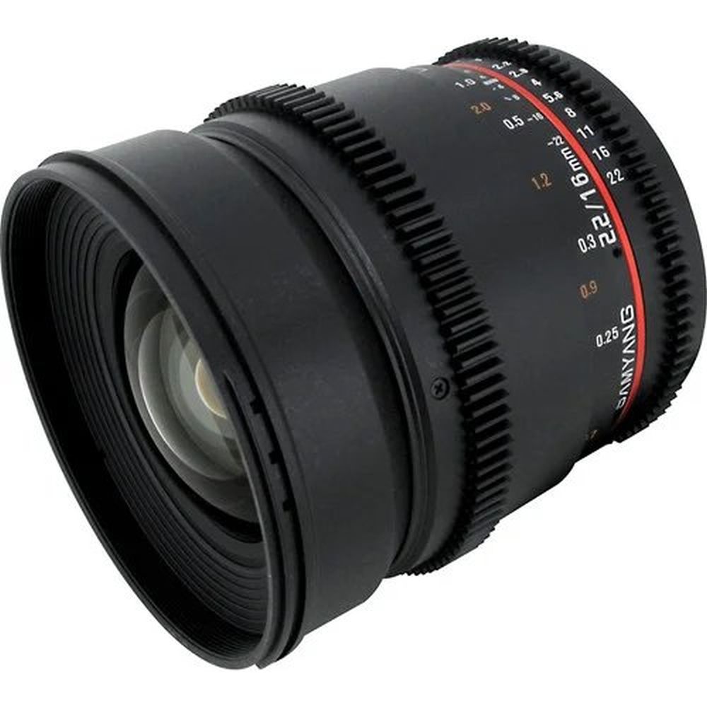 Samyang 16mm T2.2 VDSLR ED AS UMC CS II Nikon F (DX)