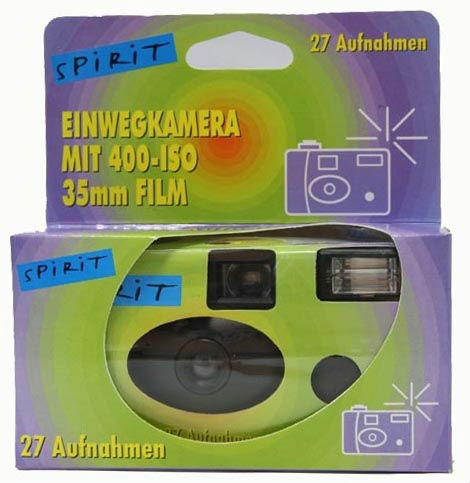 Single Use Camera Flash 400 27 yellow